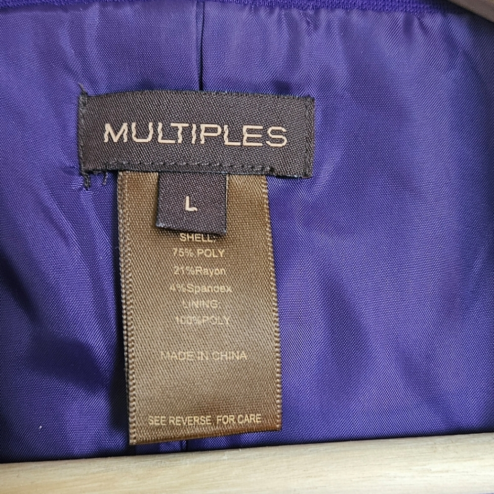 Multiples Blazer Jacket Size Large Stylish With R… - image 6